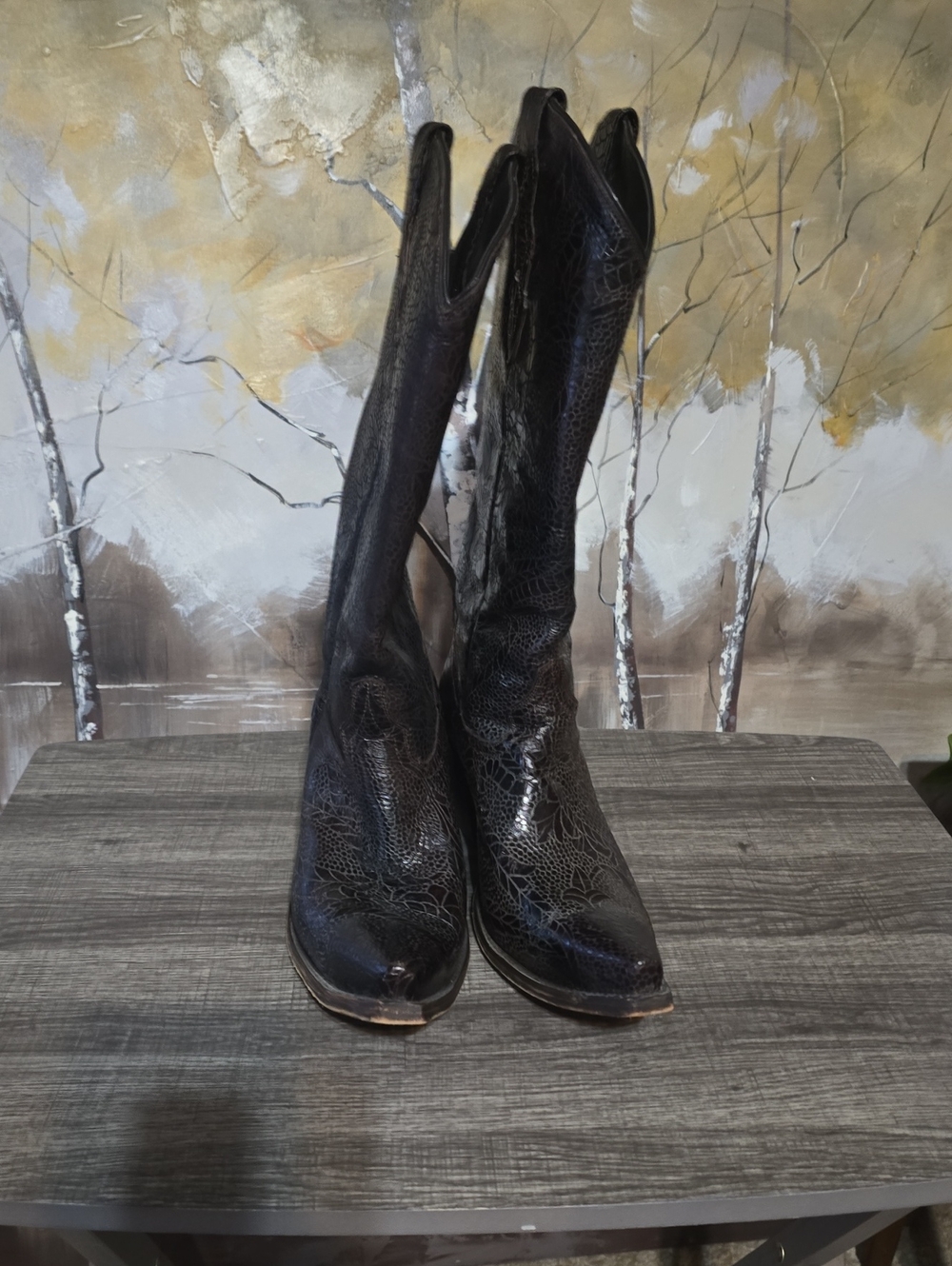 Classic Women's Black Western Boots
